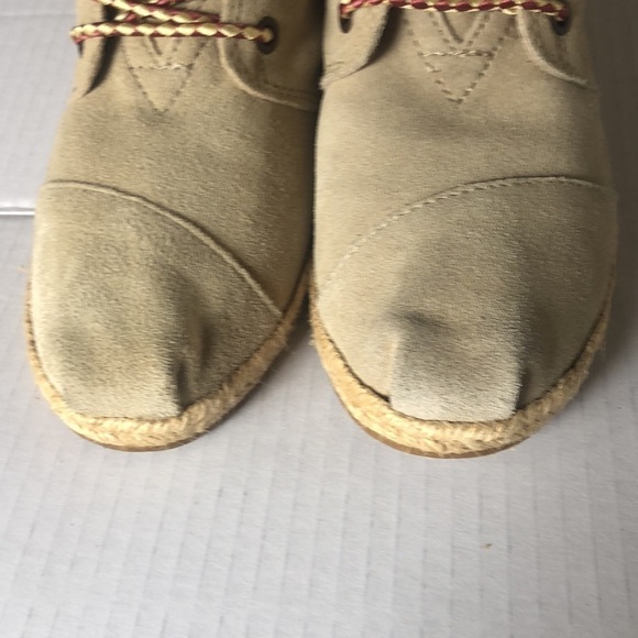 Toms Women’s Sand Desert Tribal Embroidered Suede Chukka Boots Size 6 - Picture 12 of 12